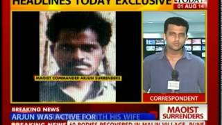 Maoist commander Arjun surrenders to Andhra police