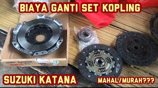 Ganti Set Kopling Katana | Rincian Biaya | #suzukikatana #suzukijimnykatanaindonesia #koplingmobil