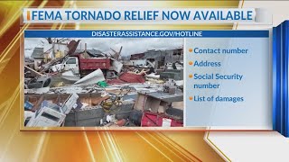 FEMA tornado relief in central Ohio now available