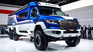 2025 Kamaz Arctic 8x8 Camper Truck: Conquer the Extremes in Style!