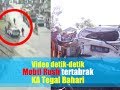 Video Dramatis Detik-detik Mobil Rush Tertabrak KA Tegal Bahari, 3 Detik Sopir Selamatkan Diri