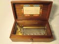 reuge 72 note swiss music box playing mozart louis xlll