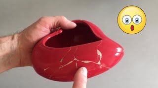 REPAIRING A POTTERY WITH MILK (CASEIN)