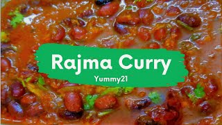 Yummy21 Recipe 21: #Rajma Curry | Rajma Masala Recipe