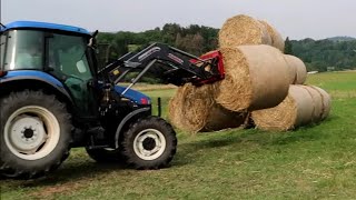 Fail Ballenfahren Trecker kippt  |Die Kleinbauern