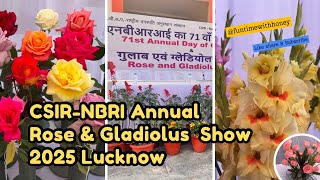 NBRI Rose and Gladiolus Exhibition Lucknow 2025 | Complete Tour Watch Now!