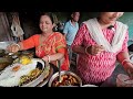 dui boner kali dir hotel famous rice with mutton only 80 rs chandpara west bengal