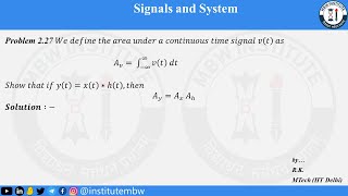 Problem 2.27 |Linear Time-Invariant Systems |Oppenheim |2nd ed.