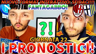 🚨 NAPOLI-JUVE, LECCE-INTER, MILAN-PARMA e LAZIO-FIORENTINA‼️😱 FANTAGABBO e PRONOSTICI SERIE A #22