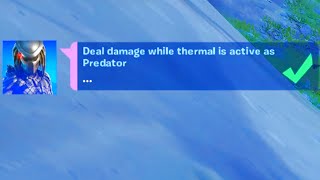 ✅ Deal damage while thermal is active as Predator - Jungle Hunter Quests