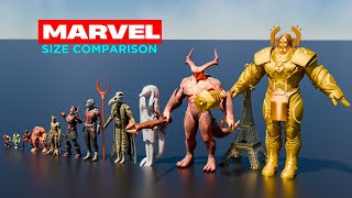 MARVEL Size Comparison 3D | From Ant-Man to Galactus!