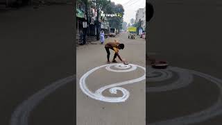 Rangoli artist pratik #tamil #songs #maharashtra #youtubeshorts