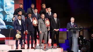 ALL THE FACE OFFS FOR THE SHOWTIME BOXING UPFRONTS 2018