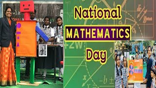 జాతీయ గణిత దినోత్సవం || National Mathematics Day celebrations in our school 🏫