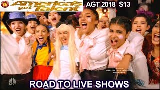 The PAC Dance Team   ROAD TO LIVE SHOWS America's Got Talent 2018 AGT