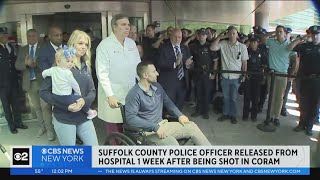 Suffolk officer released from hospital after shooting