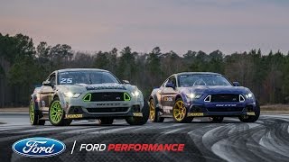 2017 Ford Mustang RTR Test: Vaughn Gittin Jr. and Chelsea DeNofa | Formula DRIFT | Ford Performance