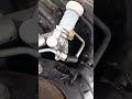 1998 Mitsubishi 3000GT clutch master cylinder replacement.