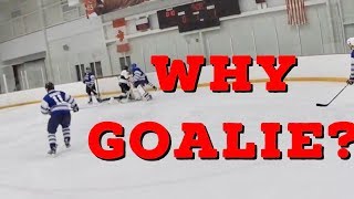 Hey Stripes! The Micd Up GoPro Hockey Ref  - Game 77 - Why Goalie?