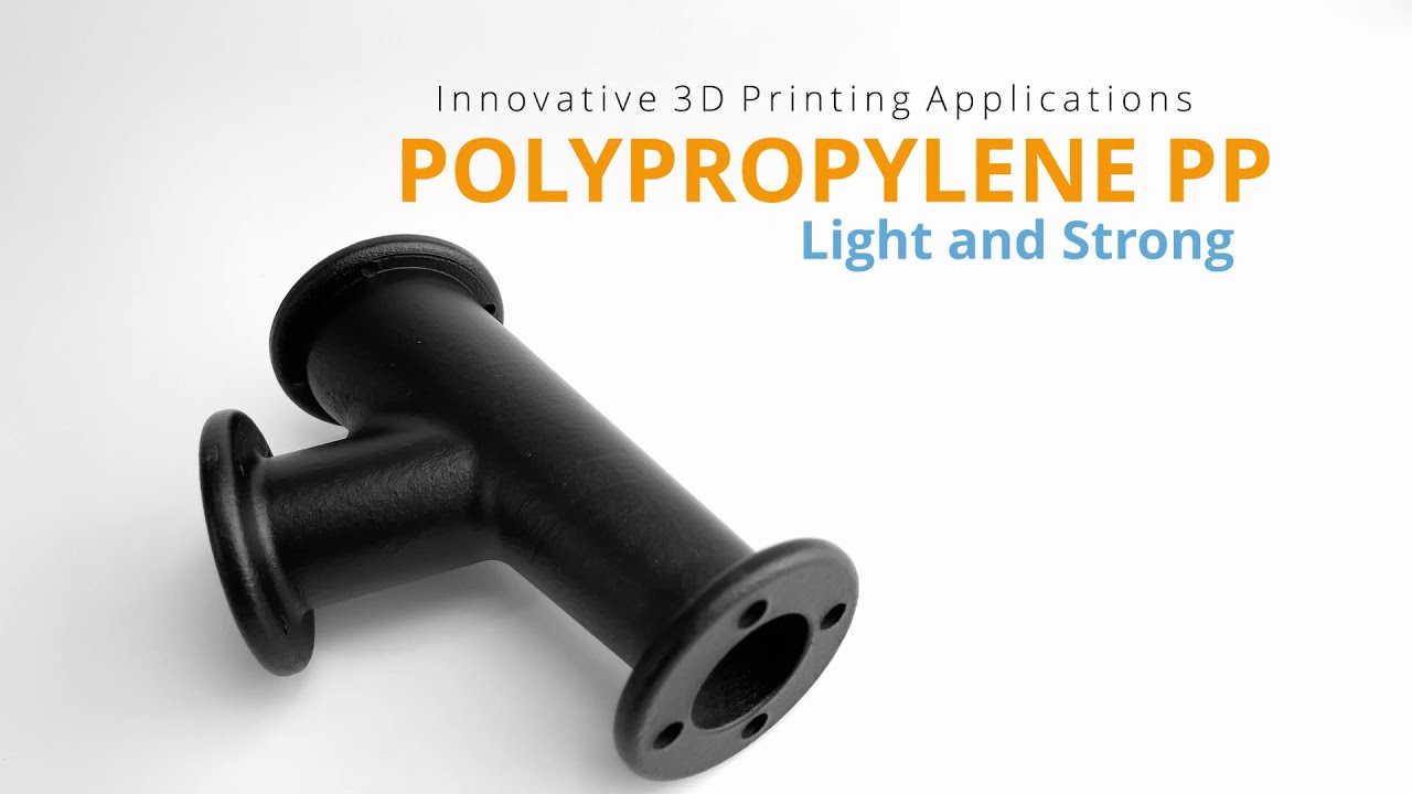 Polypropylene PP 3D Printed With HP MJF Technology - YouTube