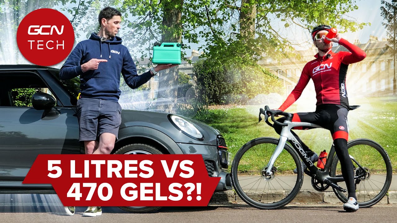 Car Vs Bike: Which Is More Efficient | GCN Fuel Economy Challenge!