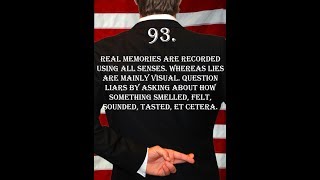 Deception Tip 93 - Real Memories - How To Read Body Language