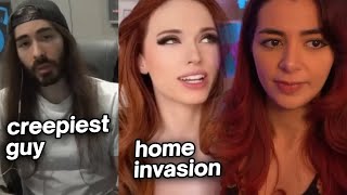 Creepiest Guy I've Ever Seen - penguinz0 | Amouranth Survives Home Invasion | Denims Reacts