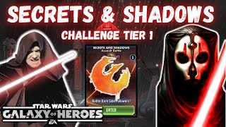 Completing Secrets and Shadows Challenge Tier 1 with G11 + 12 Phoenix