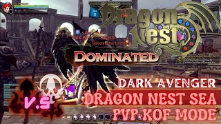 Dark Avenger PVP KOF Mode v.s Moonlord \u0026 DA ~ Dragon Nest SEA