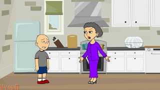 Caillou Makes His Dad Fat Grounded - caillou turns the house into roblox and gets grounded