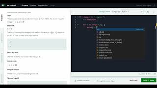 Hackerrank Python Solution #4 Introduction Python - Python: Loops