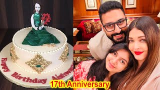 Aishwarya Rai-Abhishek Bachchan Celebrate 17 Years of Marriage with Daughter Aaradhya Bachchan