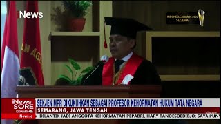 Sekjen MPR Dikukuhkan sebagai Profesor Kehormatan di Unissula Semarang #iNewsSore 07/10