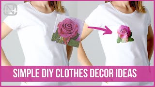 DIY HACK: T-shirt PRINT using a NAPKIN and a plastic food wrap | OrgaNatic