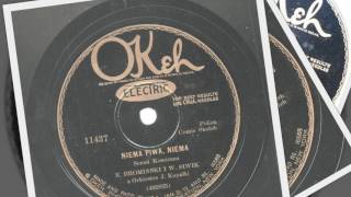 Polish 78rpm recordings, 1929. OKeh 11437. Niema Piwa, Niema --scena komiczna