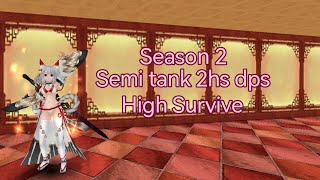 Toram Online -Season2 Semi Tank THS Survive part / 托蘭異世錄 - 第二集半坦大剑输出存活的部分