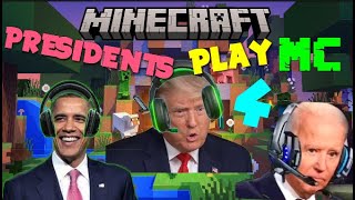 Presidents Play Minecraft 4 (Trump, Biden, Obama, Bush, and DR. Phil)
