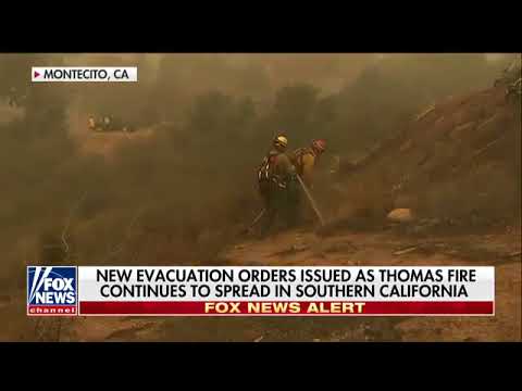Thomas Wildfire Grows To Third Largest In California History Youtube