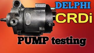 ALL DELPHI CRDI PUMP TESTING