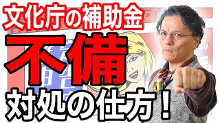 文化庁の補助金　不備にはこうやって対処しよう　1212　文化芸術活動の継続支援事業