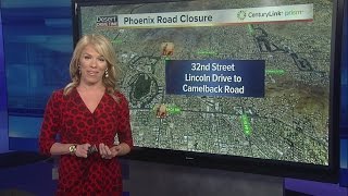 Traffic alert: 32nd Street in Phoenix to be closed for two weeks