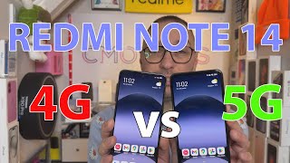 Redmi Note 14 (4G) vs Redmi Note 14 (5G)