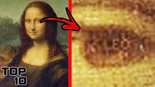 Top 10 Bizarre Things Hidden Inside Of Paintings
