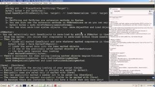 FastSave (Runtime Saving/Loading Framework For Unity3D) pt1
