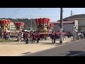 平成31年4月20日阿万亀岡八幡宮例大祭宵宮筒井薬王寺寺入り