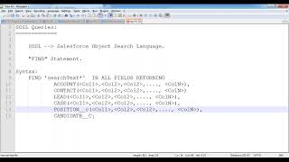 Session 84 SOSL Query