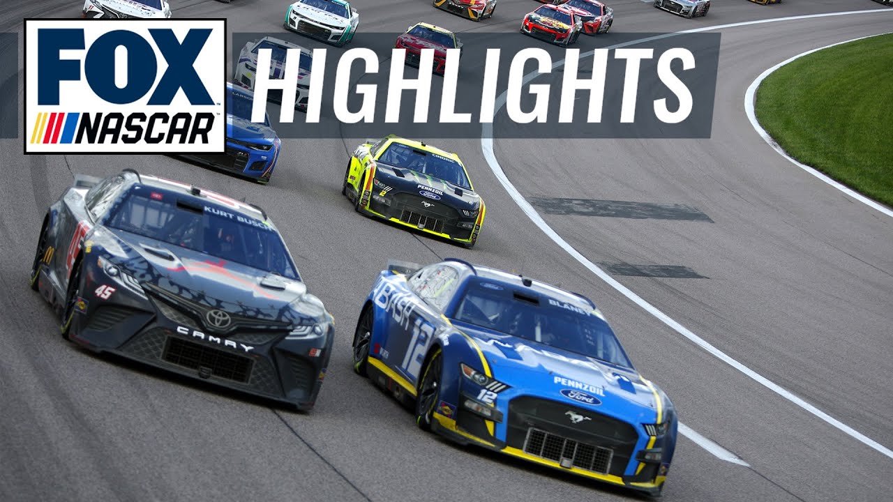 NASCAR Cup Series At Kansas | NASCAR ON FOX HIGHLIGHTS