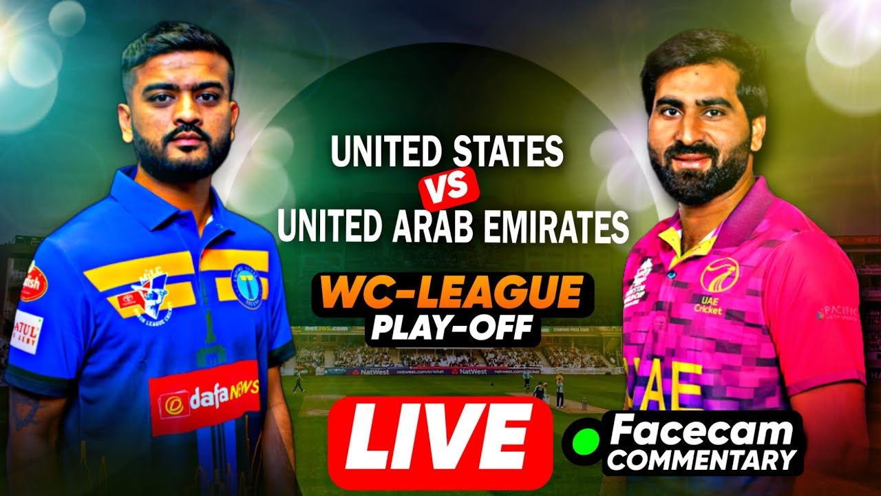 🔴Live: United Arab Emirates Vs United States Live | UAE Vs USA Live ...