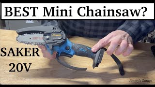 Best Mini Chainsaw? SAKER 20V - A Great Bargain With Great Performance \\m/