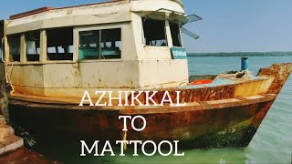 AZHIKKAL TO MATTOOL BY BOAT, KANNUR DISTRICT, KERALA STATE, INDIA